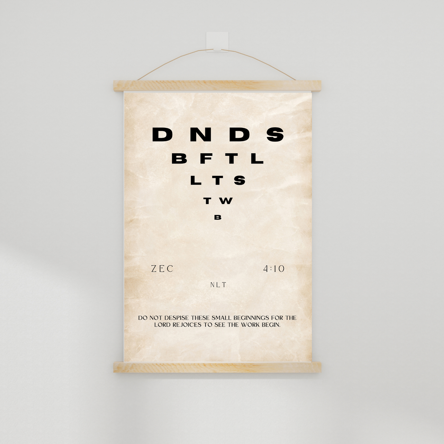 Vision Check 001- Zec 4:10 DIGITAL PRINT